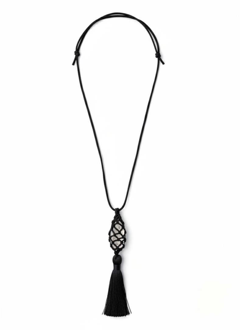 Vintaras Vivien Tassel Necklace on a white background