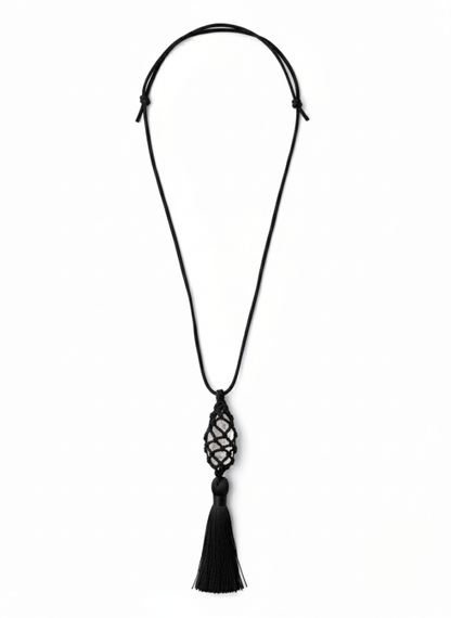Vintaras Vivien Tassel Necklace on a white background