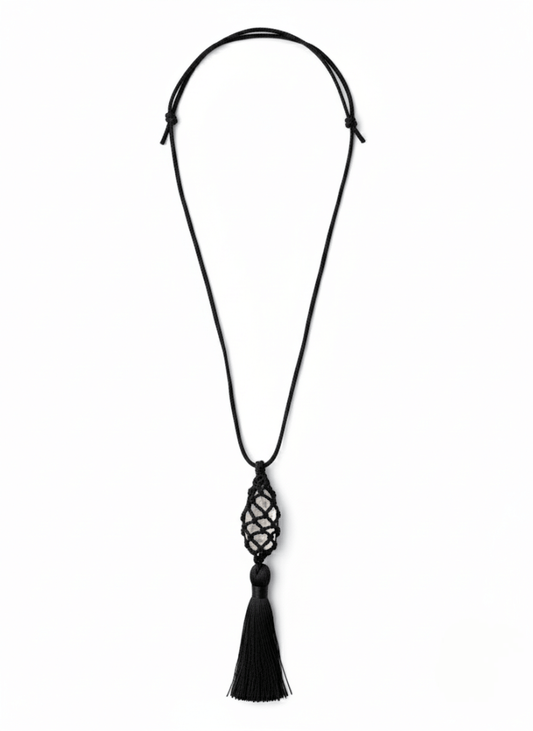 Vintaras Vivien Tassel Necklace on a white background